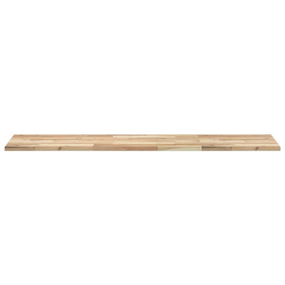 vidaXL Bathroom Vanity Top Untreated 120x40x2 cm Solid Wood Acacia 3