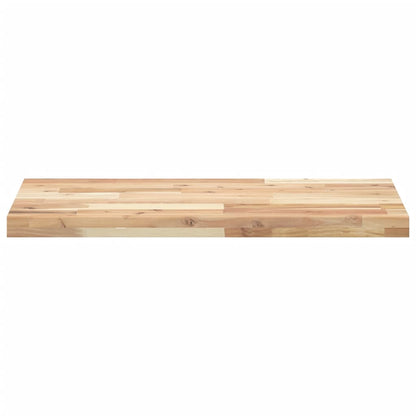 vidaXL Bathroom Vanity Top Untreated 80x40x4 cm Solid Wood Acacia 3