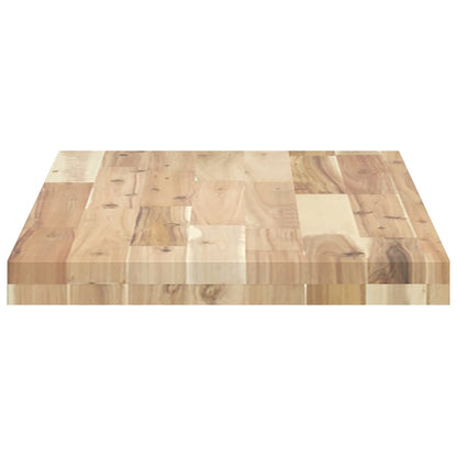 vidaXL Bathroom Vanity Top Untreated 80x40x4 cm Solid Wood Acacia 5