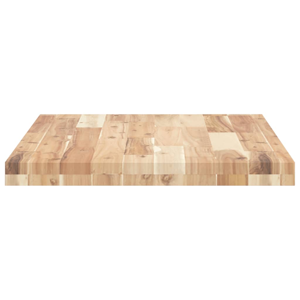 vidaXL Bathroom Vanity Top Untreated 80x50x4 cm Solid Wood Acacia 5