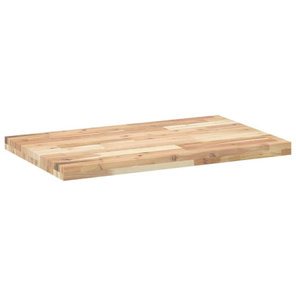 vidaXL Bathroom Vanity Top Untreated 80x50x4 cm Solid Wood Acacia 6