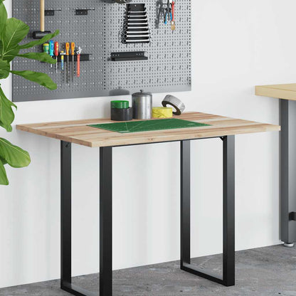 vidaXL Desk Top Untreated 100x70x2 cm Solid Wood Acacia 3