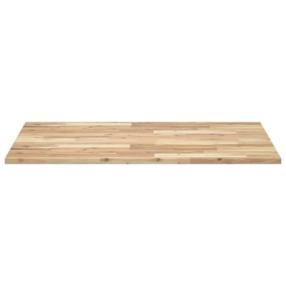 vidaXL Desk Top Untreated 100x70x2 cm Solid Wood Acacia 5