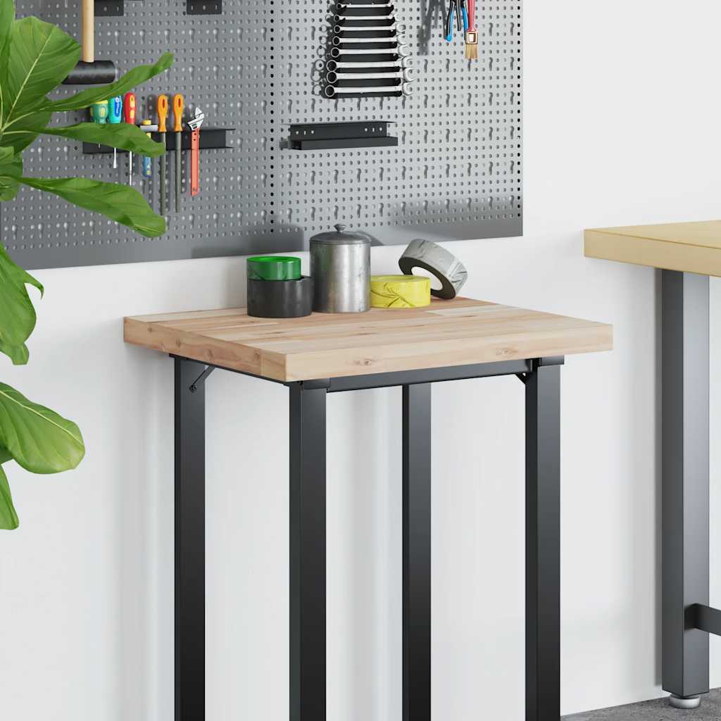 vidaXL Desk Top Untreated 80x50x4 cm Solid Wood Acacia 3