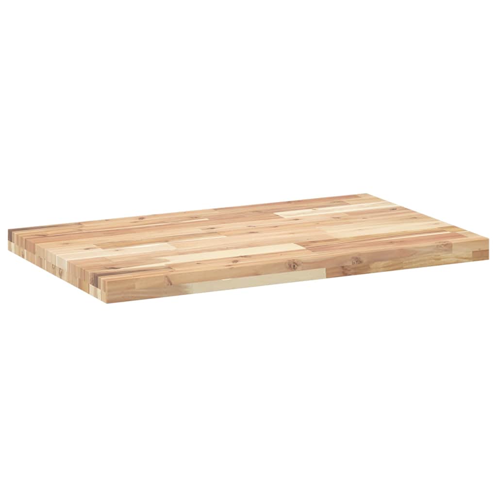 vidaXL Desk Top Untreated 80x50x4 cm Solid Wood Acacia 4
