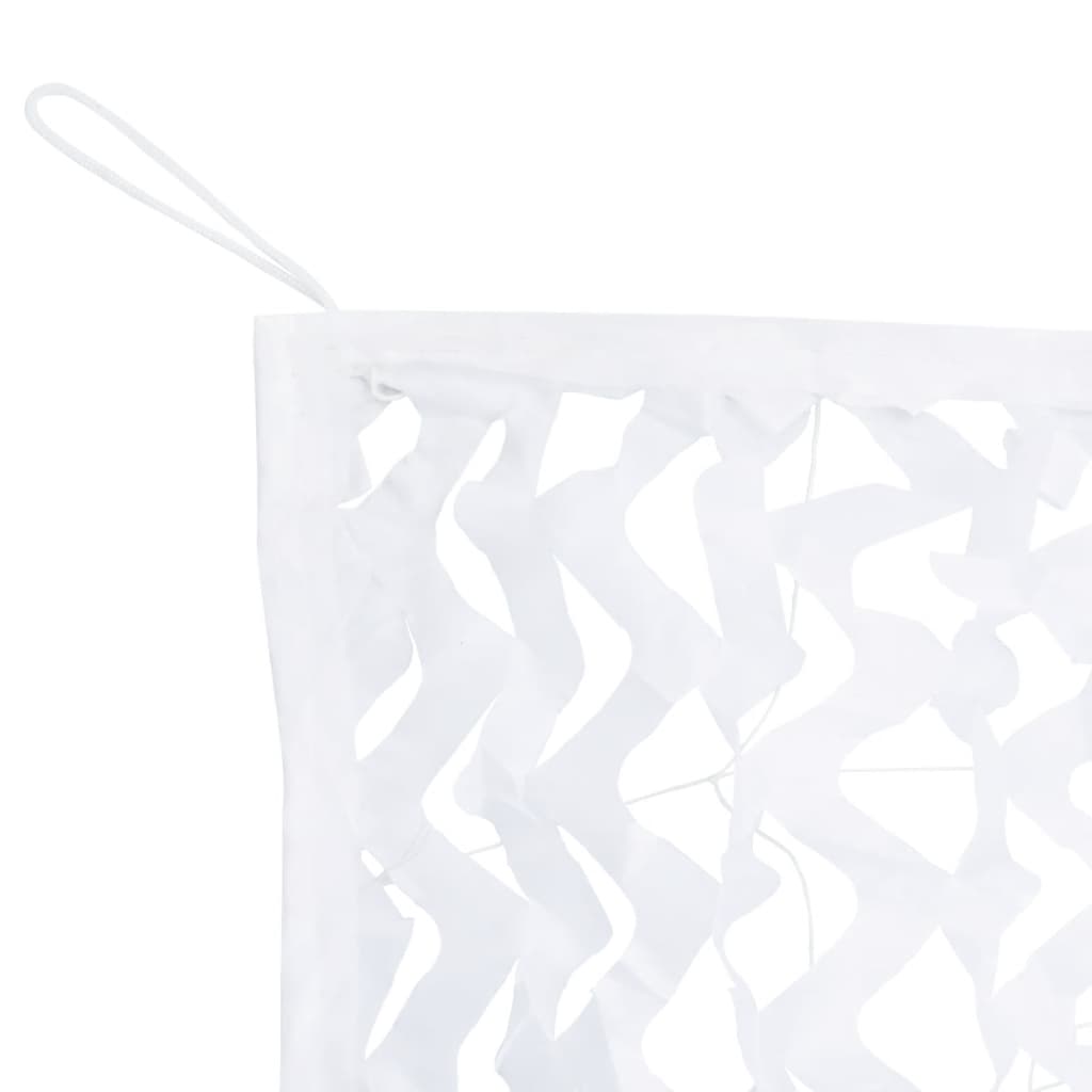 vidaXL Camouflage Net with Storage Bag 410x285 cm White 6