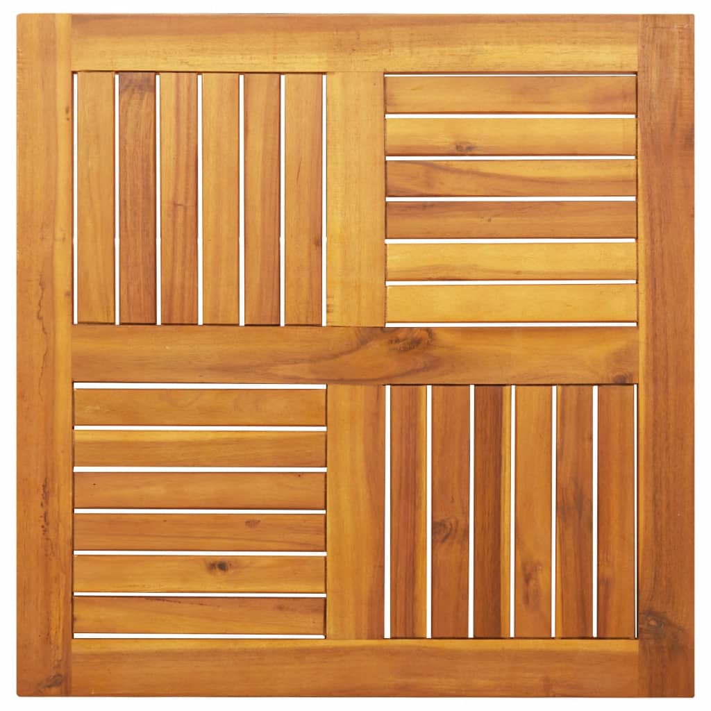 vidaXL Table Top 70x70x2 cm Square Solid Wood Acacia 2