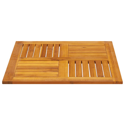 vidaXL Table Top 70x70x2 cm Square Solid Wood Acacia 3