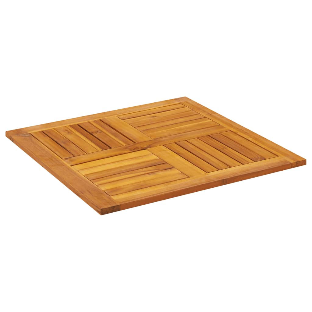vidaXL Table Top 70x70x2 cm Square Solid Wood Acacia 4