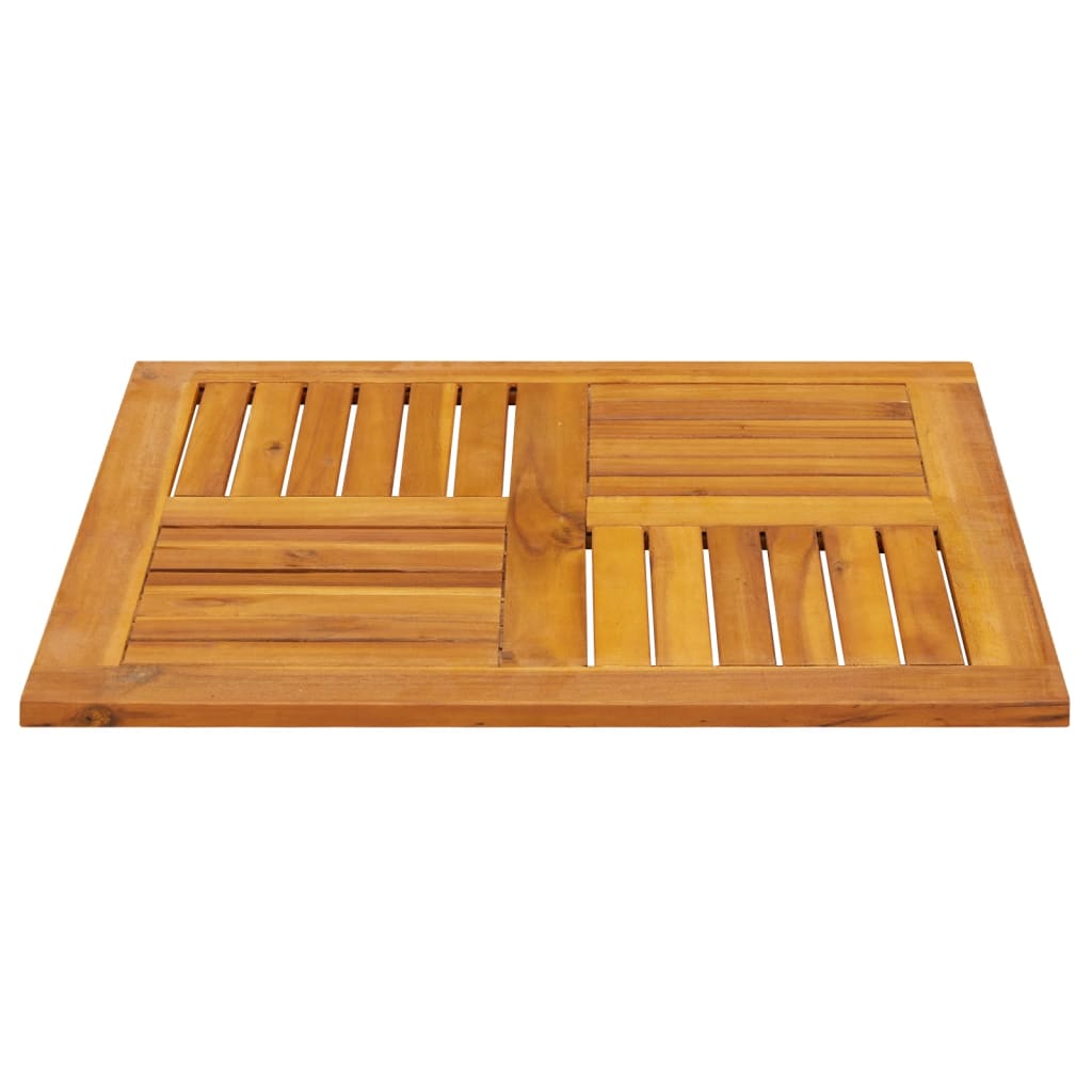 vidaXL Table Top 70x70x2 cm Square Solid Wood Acacia 5