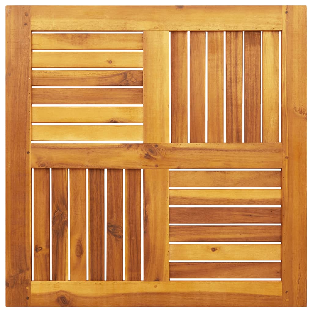 vidaXL Table Top 70x70x2 cm Square Solid Wood Acacia 6