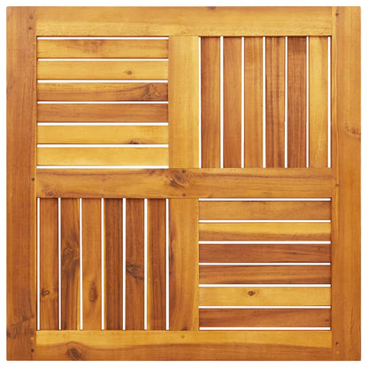 vidaXL Table Top 70x70x2 cm Square Solid Wood Acacia 6