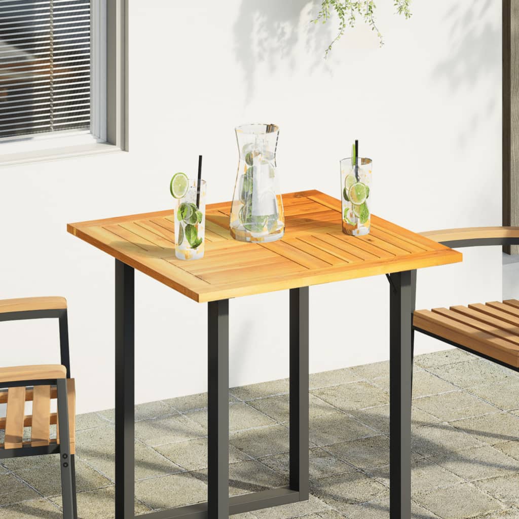 vidaXL Table Top 70x70x2 cm Square Solid Wood Acacia 1