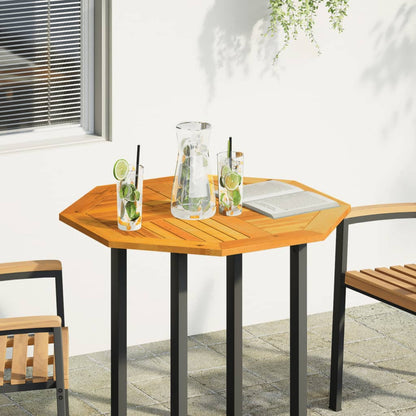 vidaXL Table Top 80x80x2.2 cm Octagonal Solid Wood Acacia 2