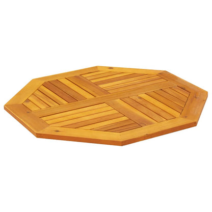 vidaXL Table Top 80x80x2.2 cm Octagonal Solid Wood Acacia 4