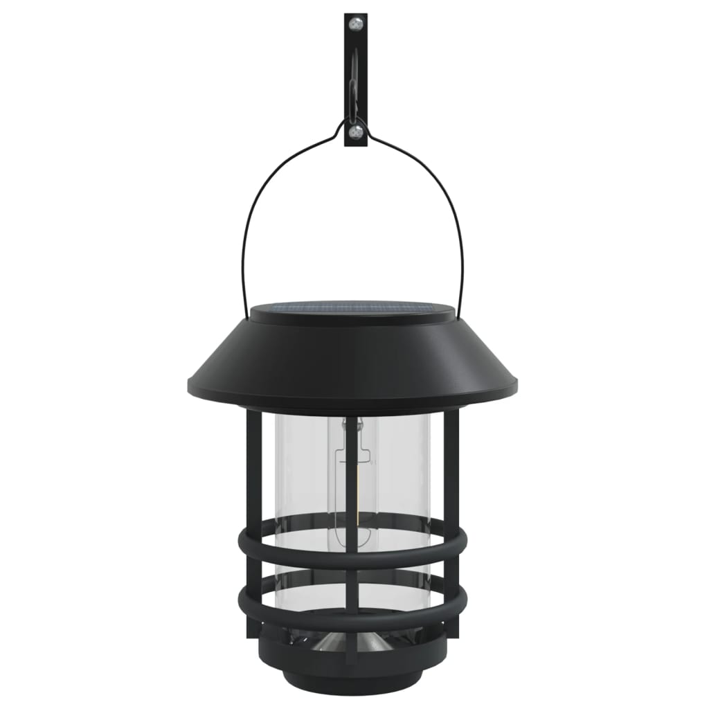 vidaXL Solar Outdoor Wall Lanterns 4 pcs White 3