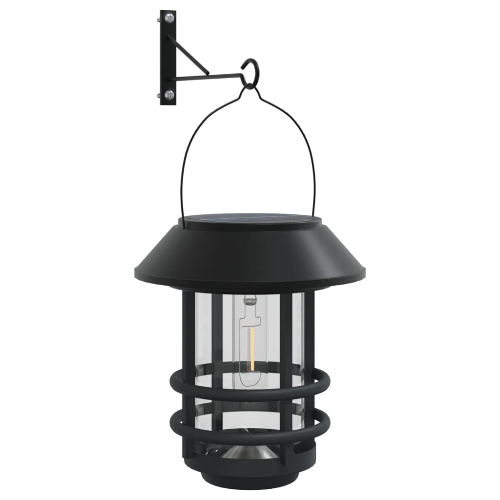 vidaXL Solar Outdoor Wall Lanterns 4 pcs White 4