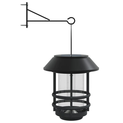 vidaXL Solar Outdoor Wall Lanterns 4 pcs White 5