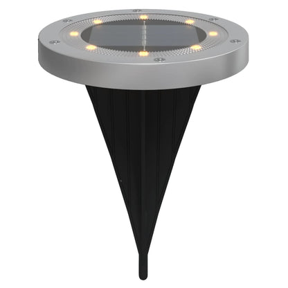 vidaXL Solar Ground Lights with Ground Spikes Outdoor 12 pcs Warm White 3