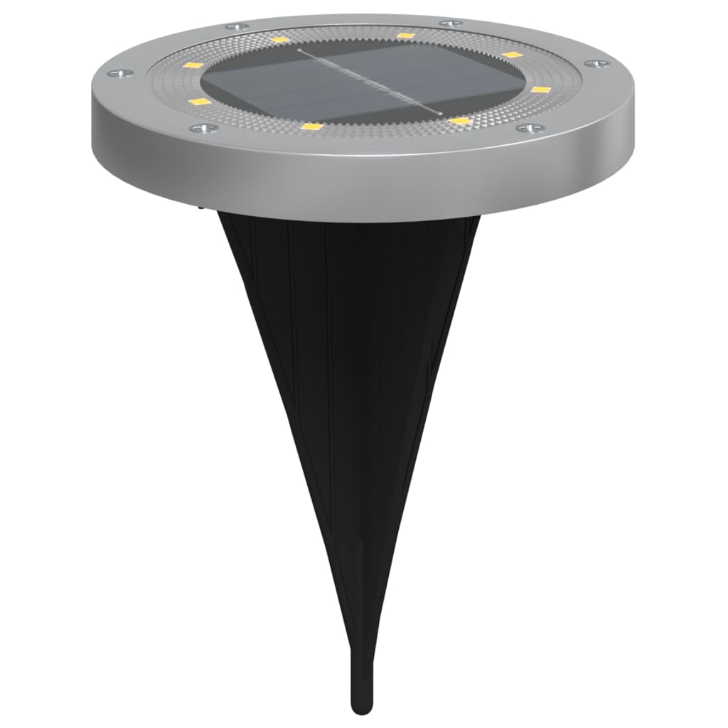 vidaXL Solar Ground Lights with Ground Spikes Outdoor 12 pcs Warm White 4