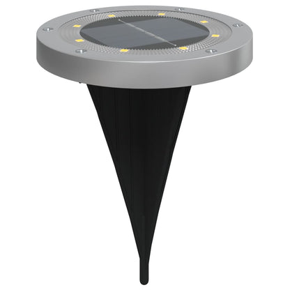 vidaXL Solar Ground Lights with Ground Spikes Outdoor 12 pcs Warm White 4