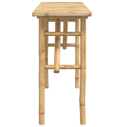vidaXL Console Table 115x39x75 cm Bamboo 4