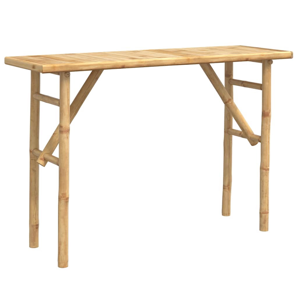 vidaXL Console Table 115x39x75 cm Bamboo 5