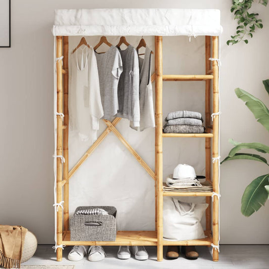 vidaXL Wardrobe 110x45x170 cm Bamboo 1