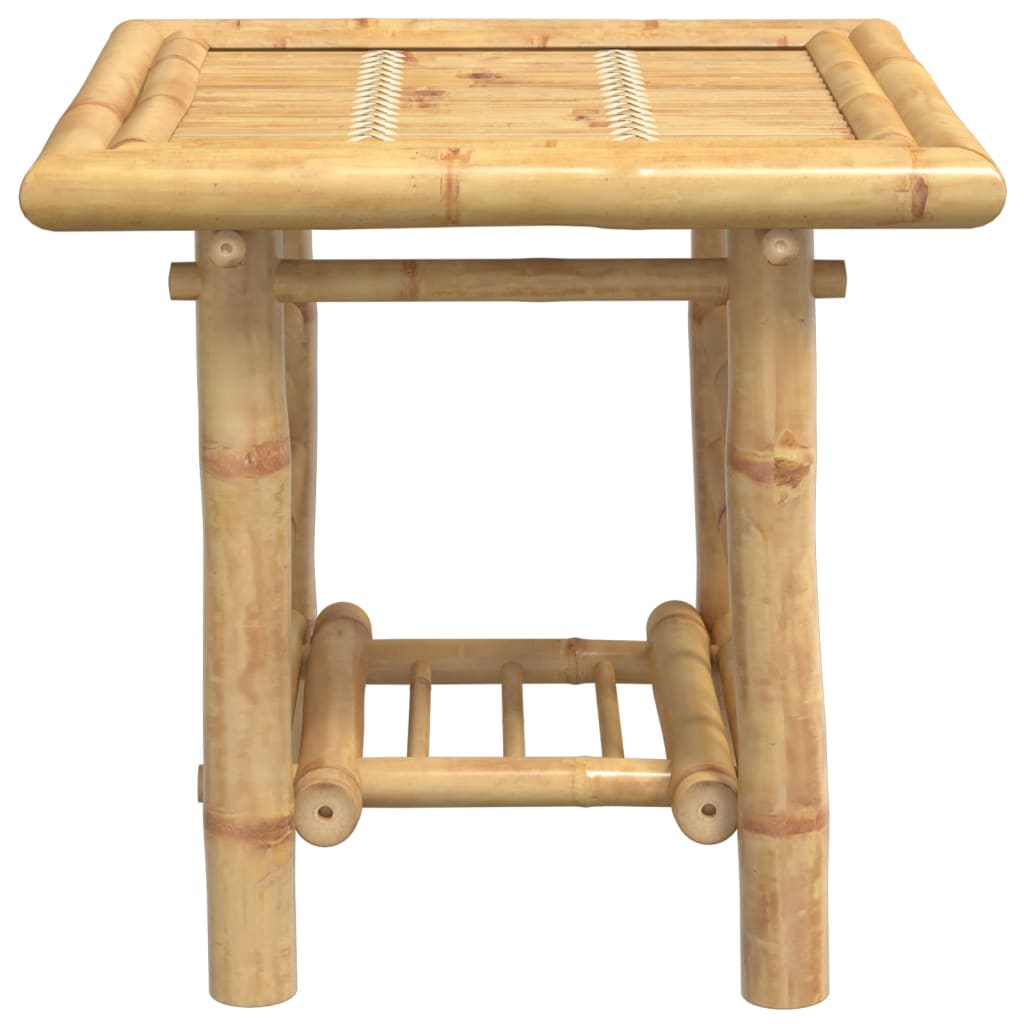 vidaXL Side Table 45x45x45 cm Bamboo 3