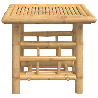 vidaXL Side Table 45x45x45 cm Bamboo 4
