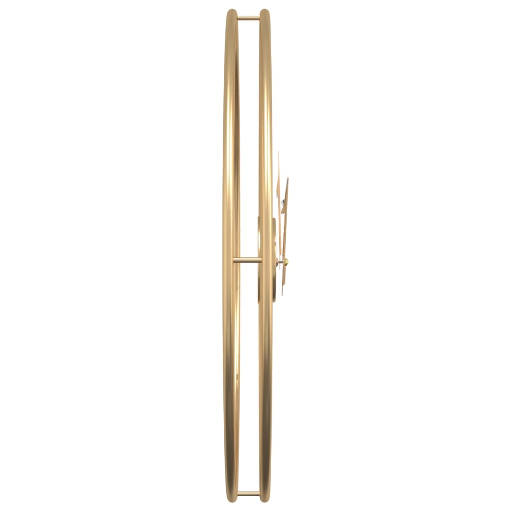 vidaXL Wall Clock Gold Ø50 cm Iron 4