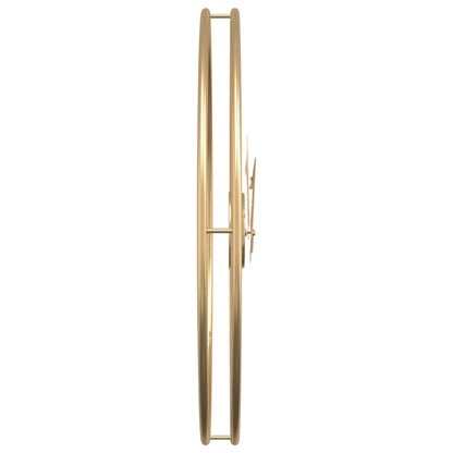 vidaXL Wall Clock Gold Ø50 cm Iron 4