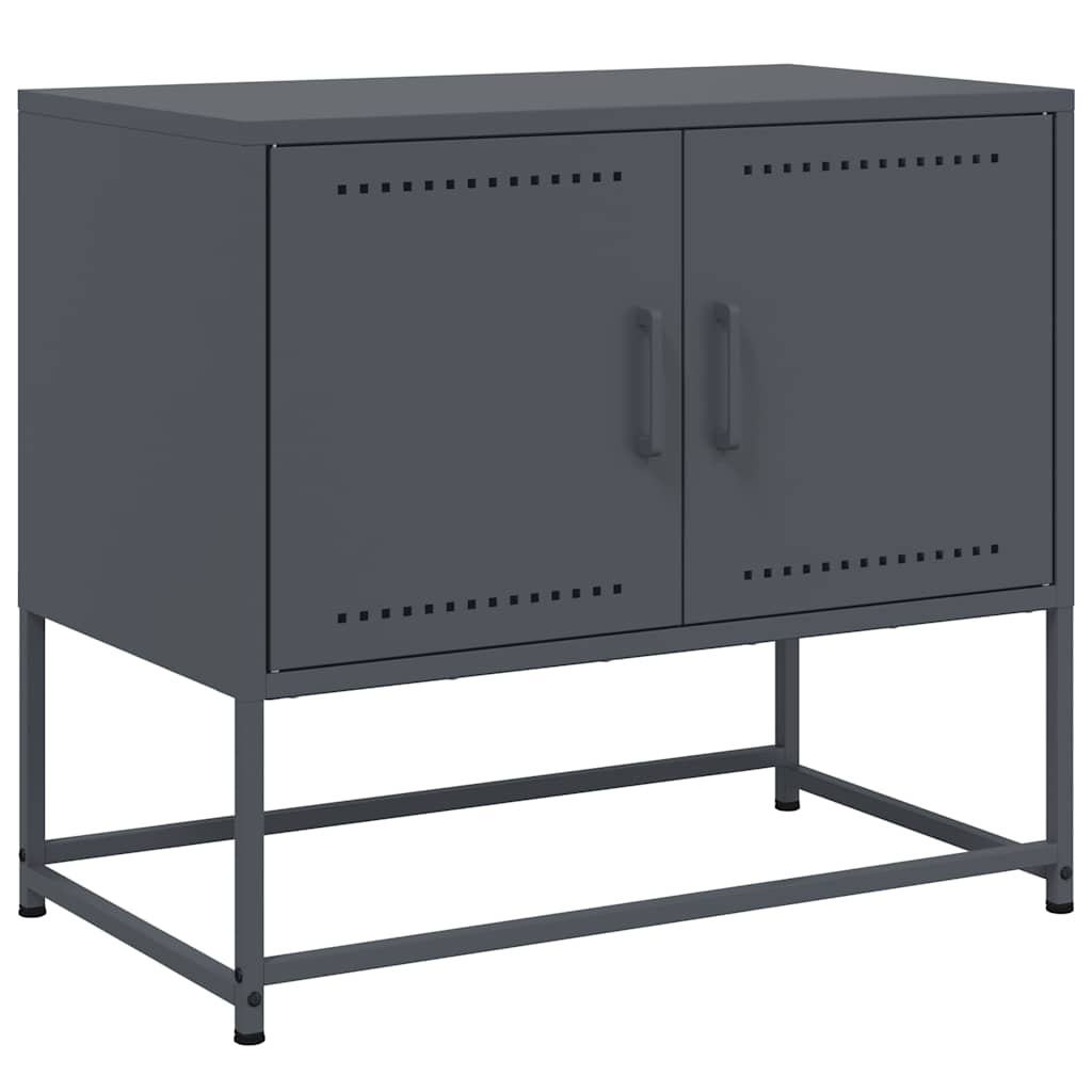 vidaXL TV Cabinet Anthracite 68.5x39x60.5 cm Steel 2
