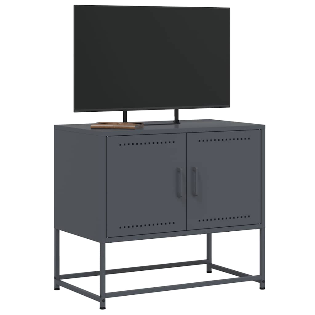 vidaXL TV Cabinet Anthracite 68.5x39x60.5 cm Steel 4