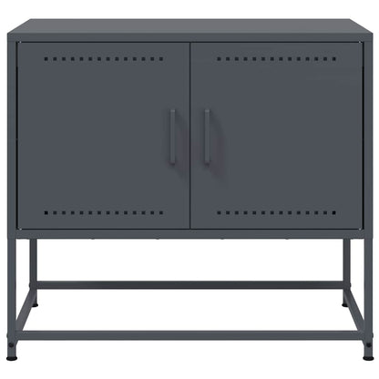 vidaXL TV Cabinet Anthracite 68.5x39x60.5 cm Steel 6