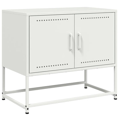 vidaXL TV Cabinet White 68.5x39x60.5 cm Steel 2