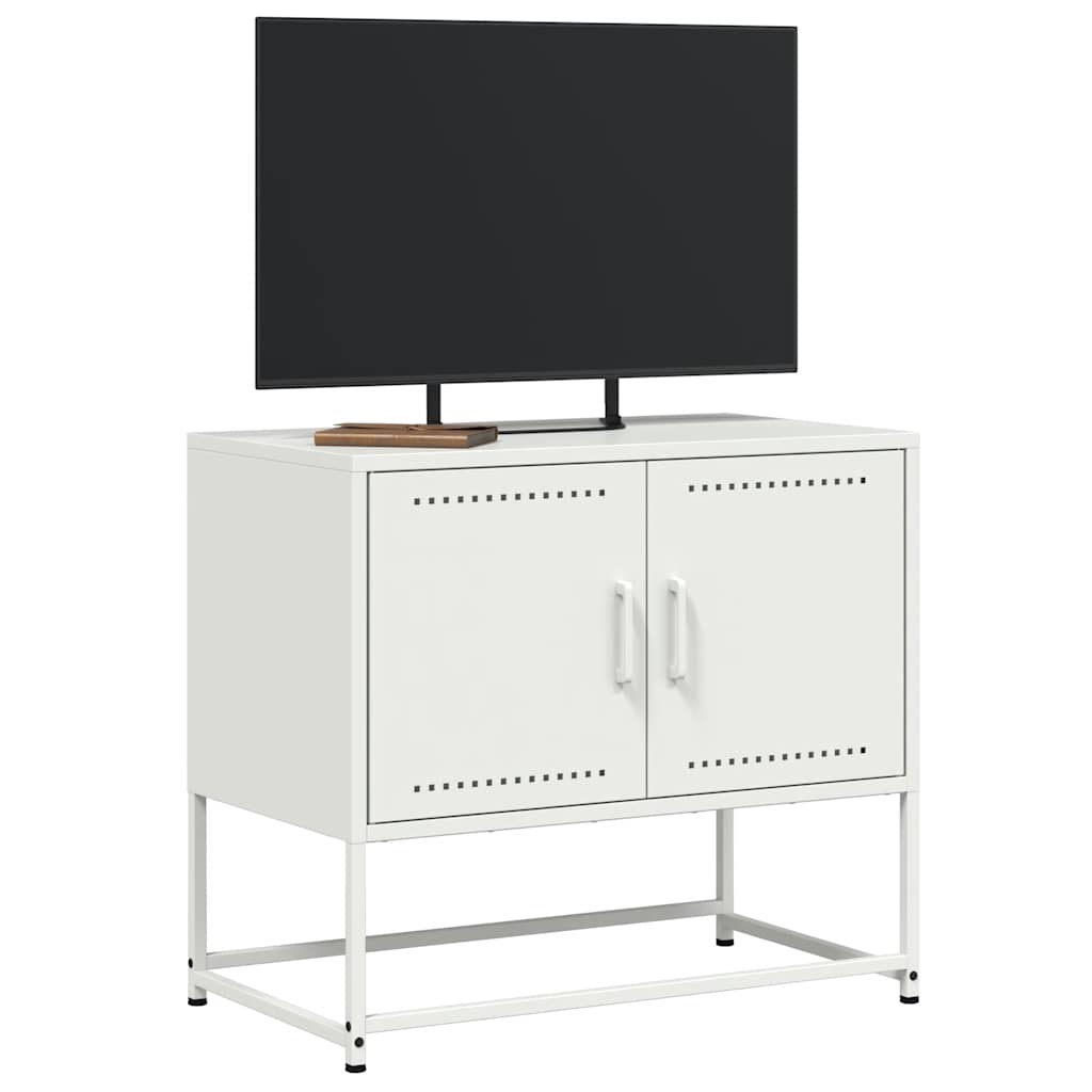 vidaXL TV Cabinet White 68.5x39x60.5 cm Steel 4