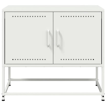 vidaXL TV Cabinet White 68.5x39x60.5 cm Steel 6