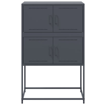 vidaXL Sideboard Anthracite 68.5x38.5x107 cm Steel 6