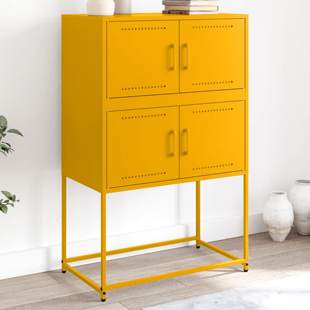 vidaXL Sideboard 68.5x38.5x107 cm Steel