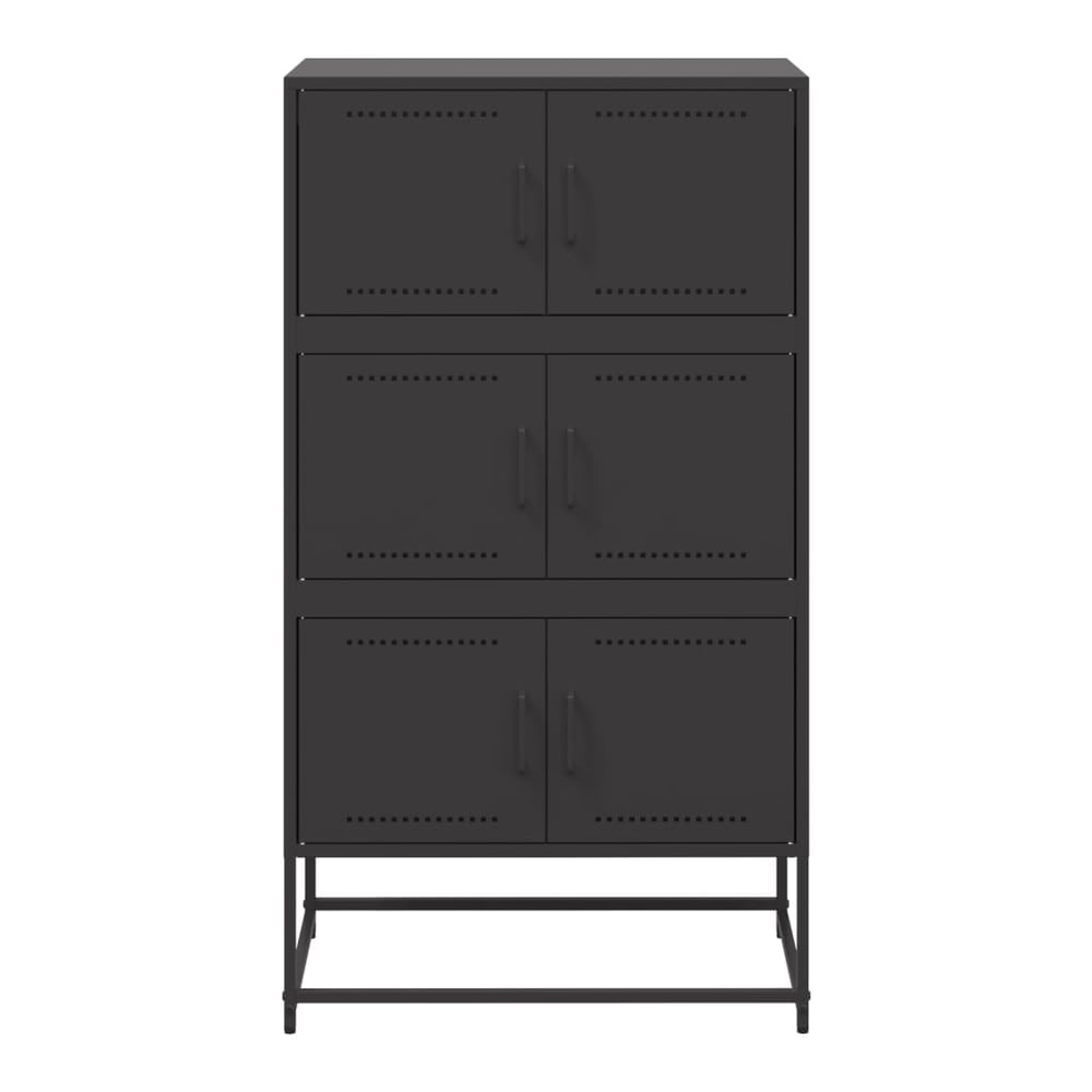 Sideboard 68,5x38,5x123,5 cm Steel Black