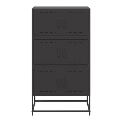Sideboard 68,5x38,5x123,5 cm Steel Black