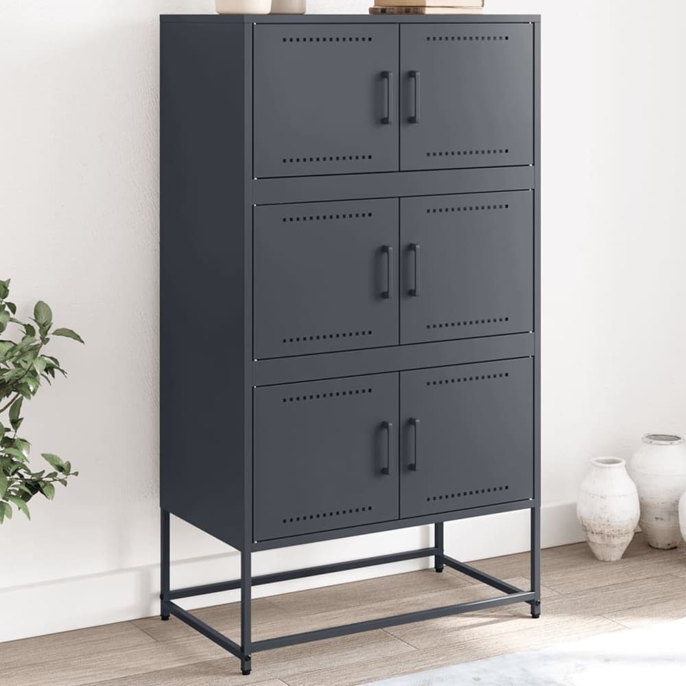 Sideboard 68,5x38,5x123,5 cm Steel Anthracite