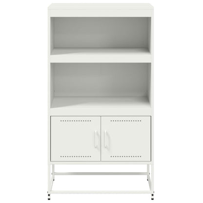 vidaXL Highboard White 68.5x38.5x123.5 cm Steel 6