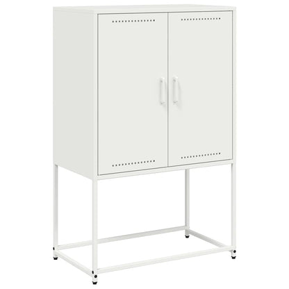 vidaXL Highboard White 68.5x38.5x107 cm Steel 2