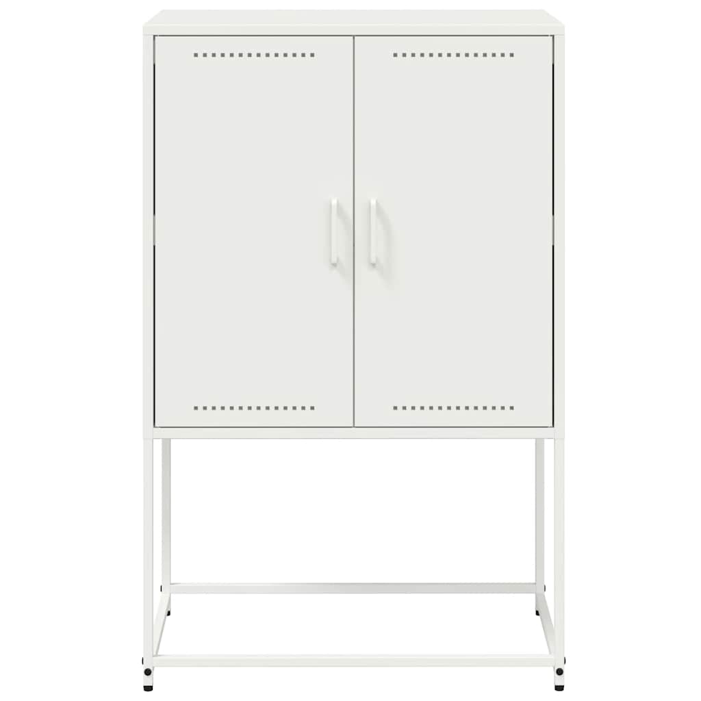 vidaXL Highboard White 68.5x38.5x107 cm Steel 6