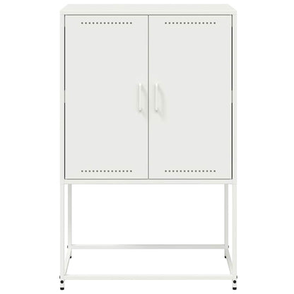 vidaXL Highboard White 68.5x38.5x107 cm Steel 6