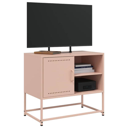vidaXL TV Cabinet Pink 68x39x60.5 cm Steel 5