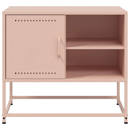 vidaXL TV Cabinet Pink 68x39x60.5 cm Steel 6