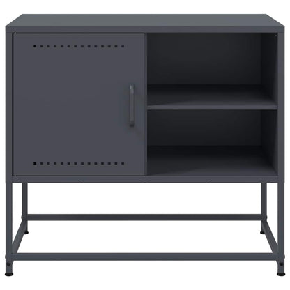 vidaXL TV Cabinet Anthracite 68x39x60.5 cm Steel 6